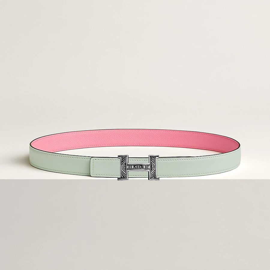 Mini Constance Touareg belt buckle & Reversible leather strap 24 mm - Image 1